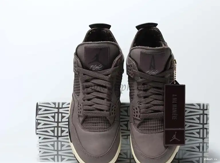 Ore GOD MATERIALS Ma 4 Violet A RETAIL TO PK Retro SHIP Jordan READY Maniére 0521